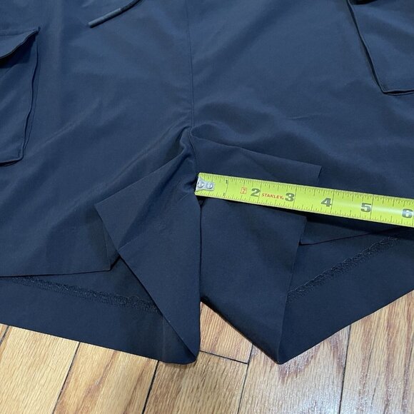 Athleta Black Sutton Romper Size 4 - Picture 5 of 7